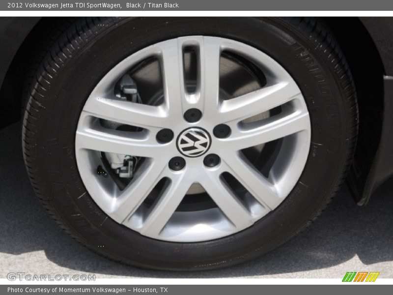 Black / Titan Black 2012 Volkswagen Jetta TDI SportWagen