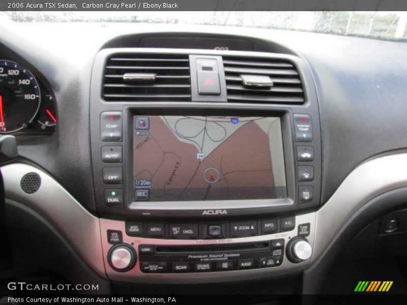 Carbon Gray Pearl / Ebony Black 2006 Acura TSX Sedan