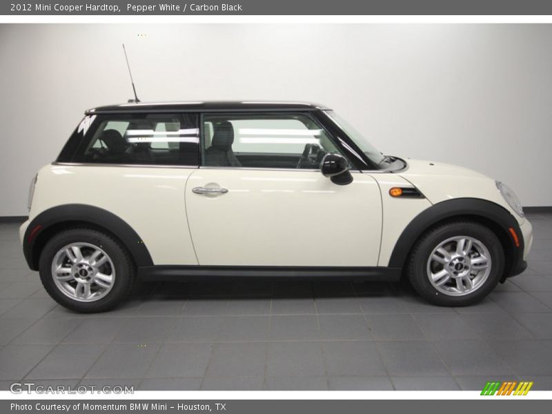 Pepper White / Carbon Black 2012 Mini Cooper Hardtop
