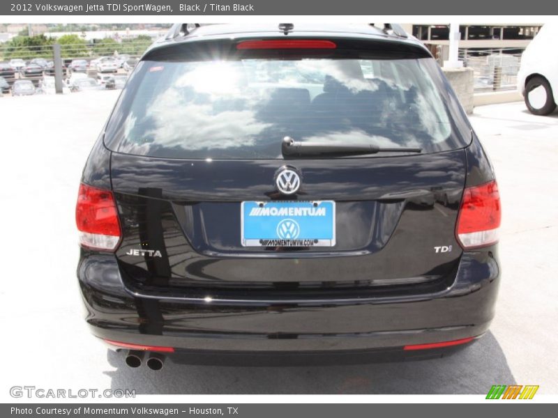 Black / Titan Black 2012 Volkswagen Jetta TDI SportWagen