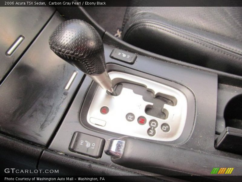 Carbon Gray Pearl / Ebony Black 2006 Acura TSX Sedan