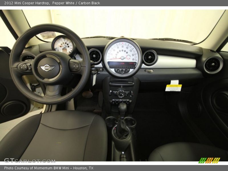 Pepper White / Carbon Black 2012 Mini Cooper Hardtop