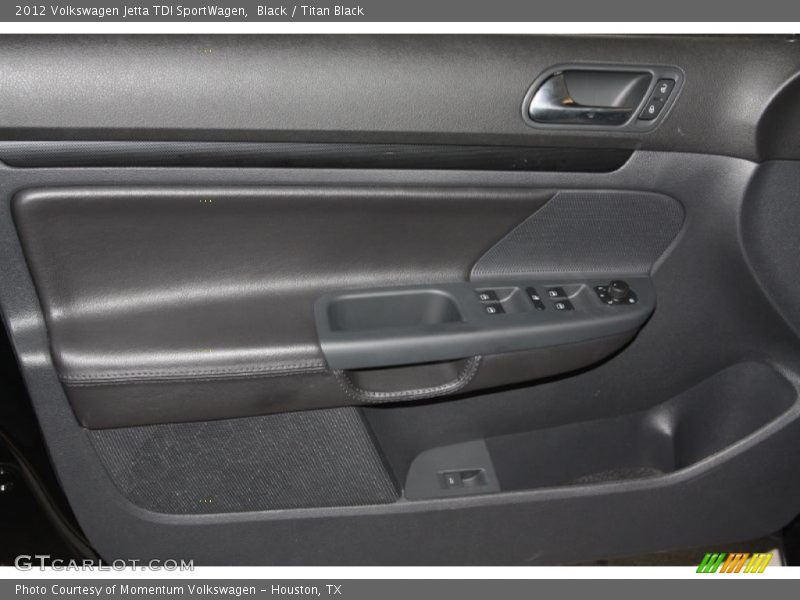 Black / Titan Black 2012 Volkswagen Jetta TDI SportWagen