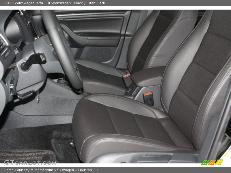 Black / Titan Black 2012 Volkswagen Jetta TDI SportWagen