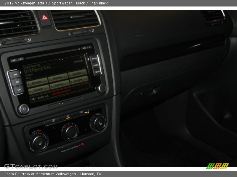 Black / Titan Black 2012 Volkswagen Jetta TDI SportWagen