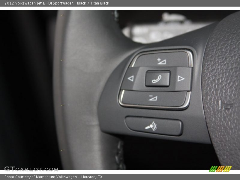 Black / Titan Black 2012 Volkswagen Jetta TDI SportWagen