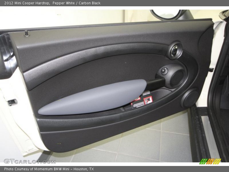 Pepper White / Carbon Black 2012 Mini Cooper Hardtop
