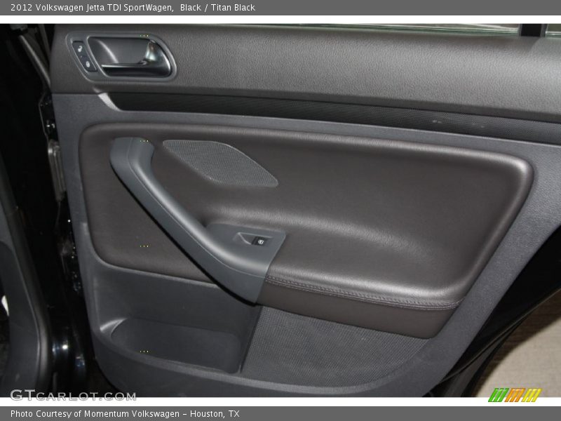 Black / Titan Black 2012 Volkswagen Jetta TDI SportWagen