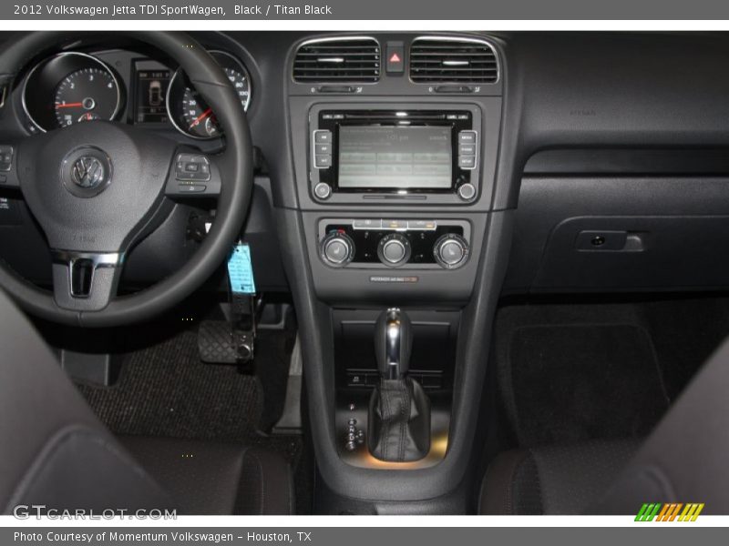 Black / Titan Black 2012 Volkswagen Jetta TDI SportWagen