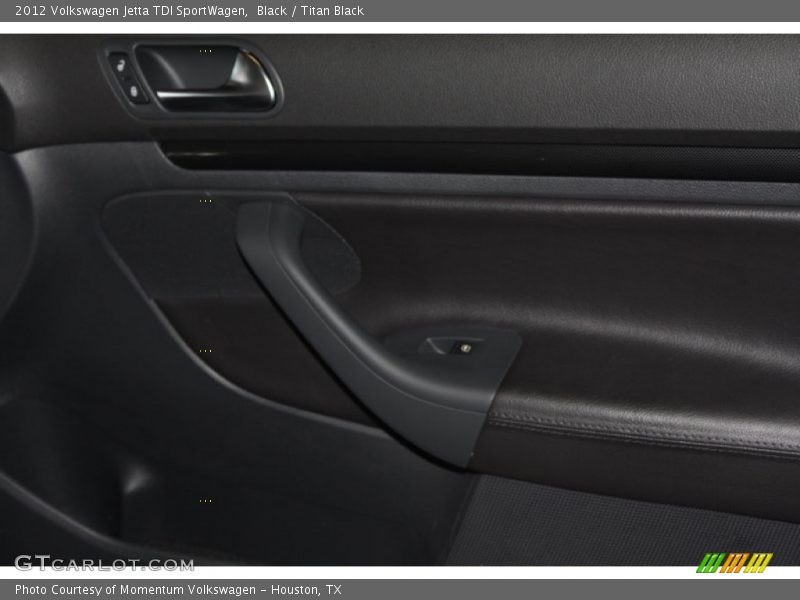 Black / Titan Black 2012 Volkswagen Jetta TDI SportWagen