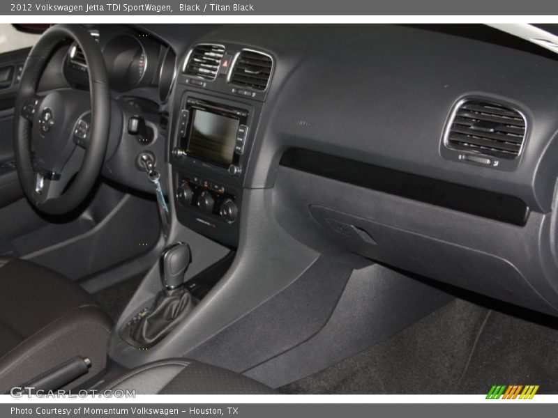 Black / Titan Black 2012 Volkswagen Jetta TDI SportWagen