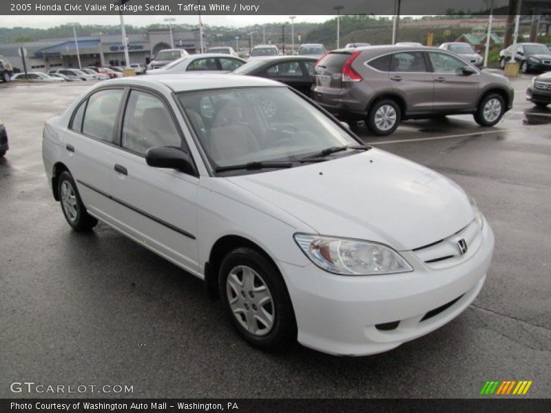 Taffeta White / Ivory 2005 Honda Civic Value Package Sedan