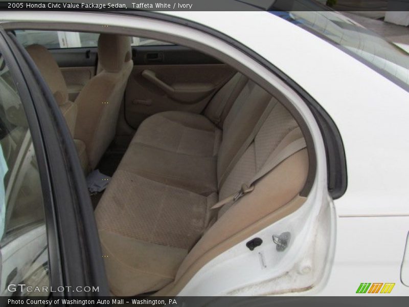 Taffeta White / Ivory 2005 Honda Civic Value Package Sedan