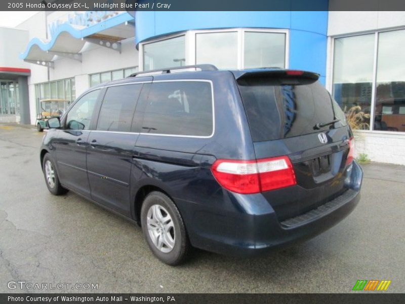 Midnight Blue Pearl / Gray 2005 Honda Odyssey EX-L