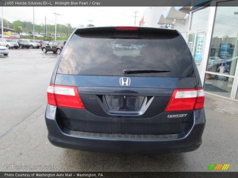Midnight Blue Pearl / Gray 2005 Honda Odyssey EX-L