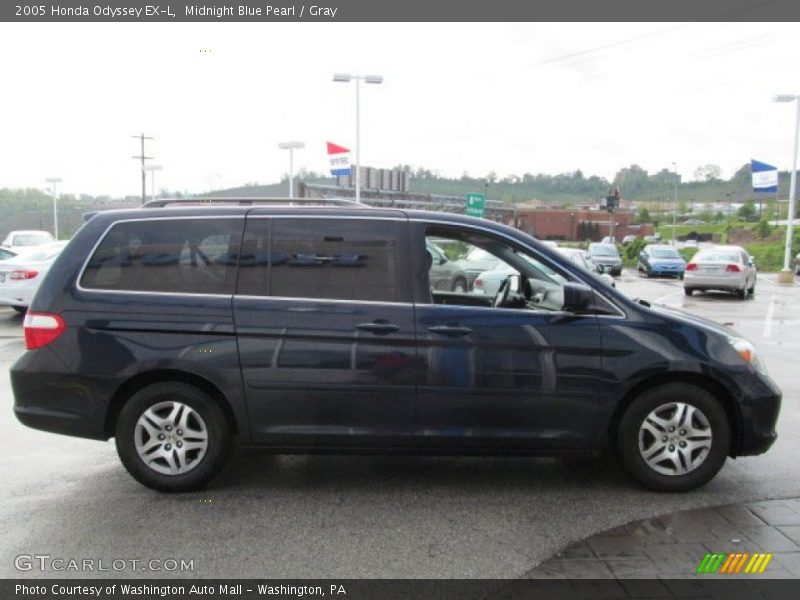 Midnight Blue Pearl / Gray 2005 Honda Odyssey EX-L