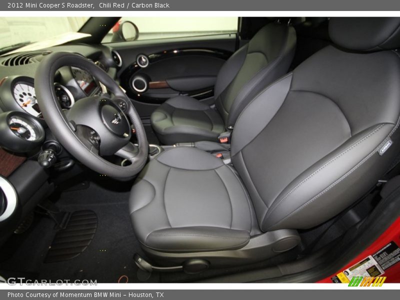 Chili Red / Carbon Black 2012 Mini Cooper S Roadster