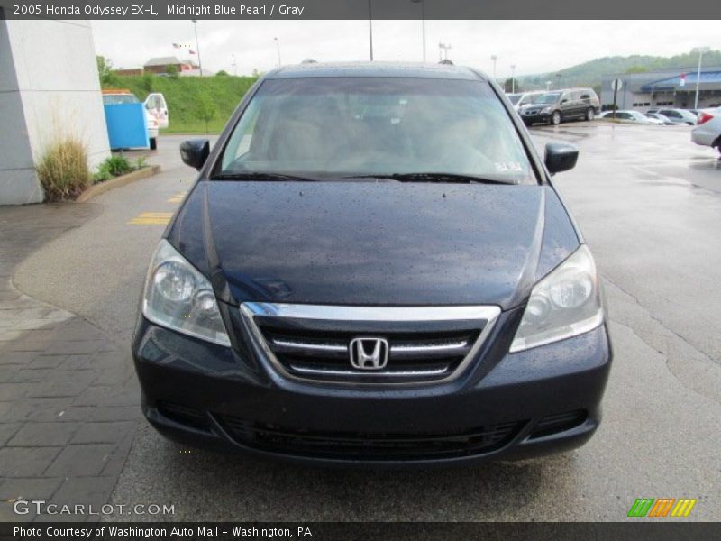 Midnight Blue Pearl / Gray 2005 Honda Odyssey EX-L