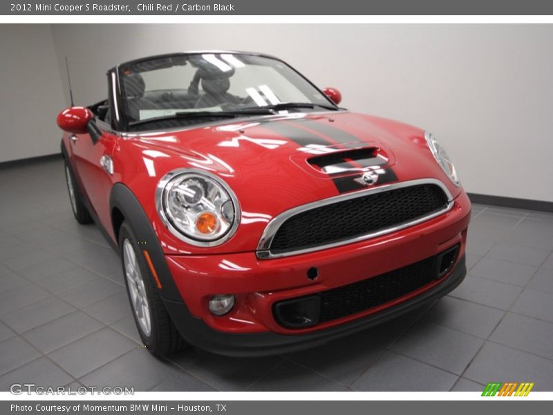 Chili Red / Carbon Black 2012 Mini Cooper S Roadster