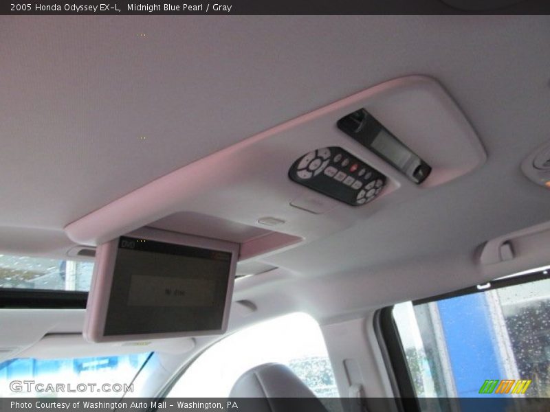 Midnight Blue Pearl / Gray 2005 Honda Odyssey EX-L