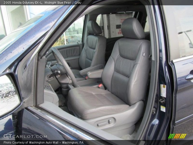 Midnight Blue Pearl / Gray 2005 Honda Odyssey EX-L