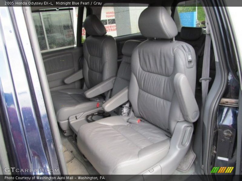 Midnight Blue Pearl / Gray 2005 Honda Odyssey EX-L
