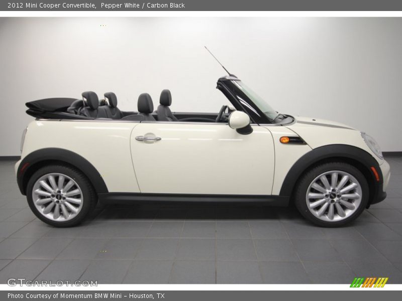  2012 Cooper Convertible Pepper White