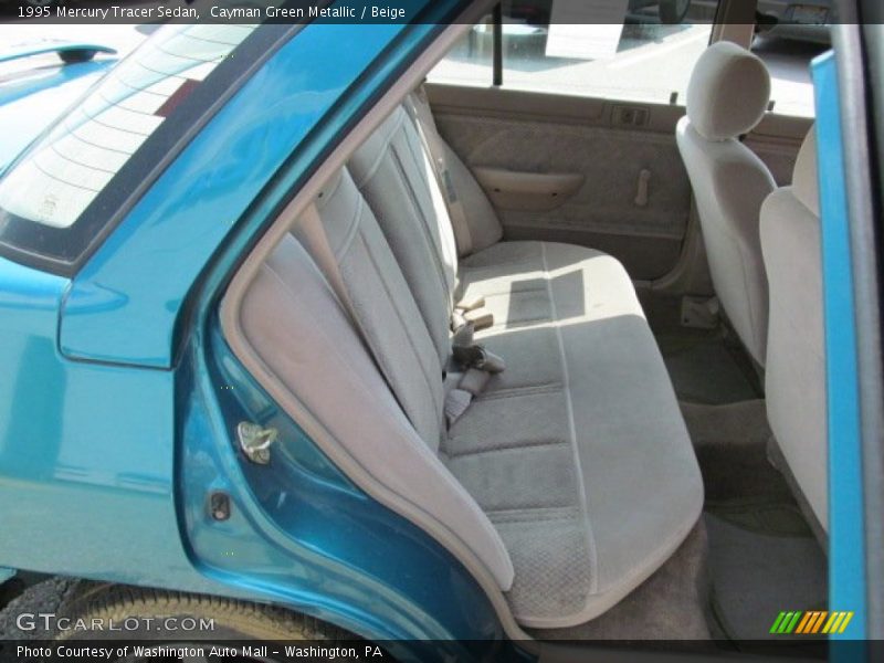 Cayman Green Metallic / Beige 1995 Mercury Tracer Sedan