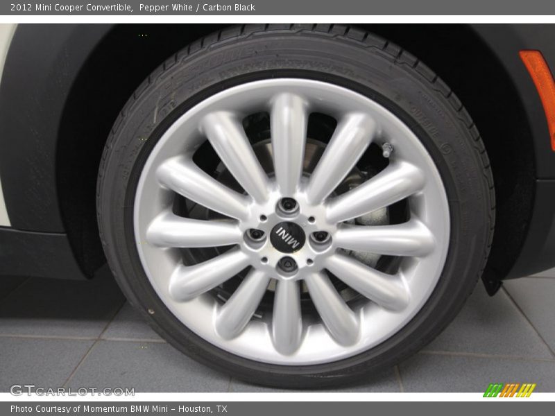 Pepper White / Carbon Black 2012 Mini Cooper Convertible