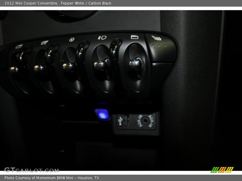 Pepper White / Carbon Black 2012 Mini Cooper Convertible