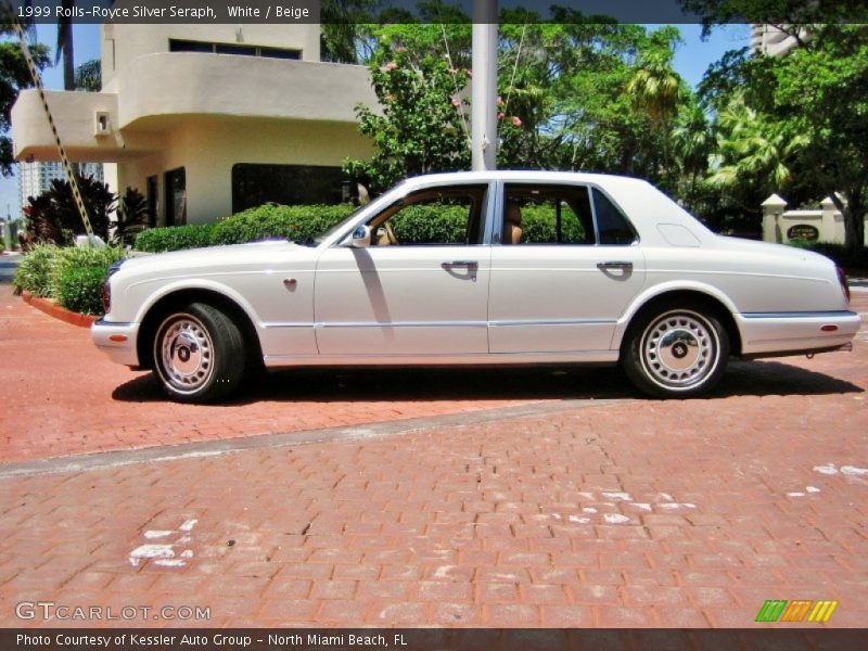 White / Beige 1999 Rolls-Royce Silver Seraph
