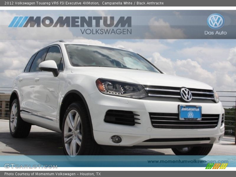 Campanella White / Black Anthracite 2012 Volkswagen Touareg VR6 FSI Executive 4XMotion