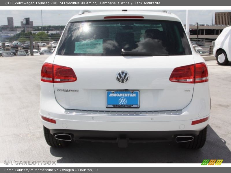 Campanella White / Black Anthracite 2012 Volkswagen Touareg VR6 FSI Executive 4XMotion