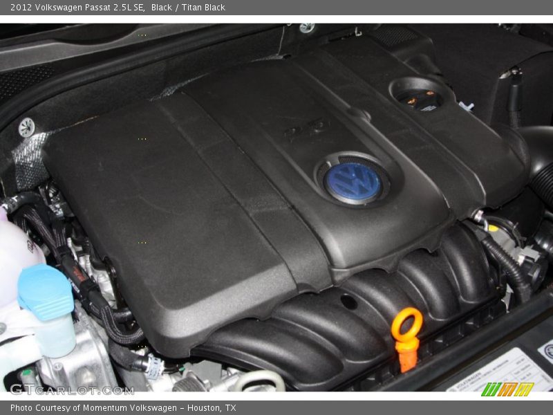 Black / Titan Black 2012 Volkswagen Passat 2.5L SE