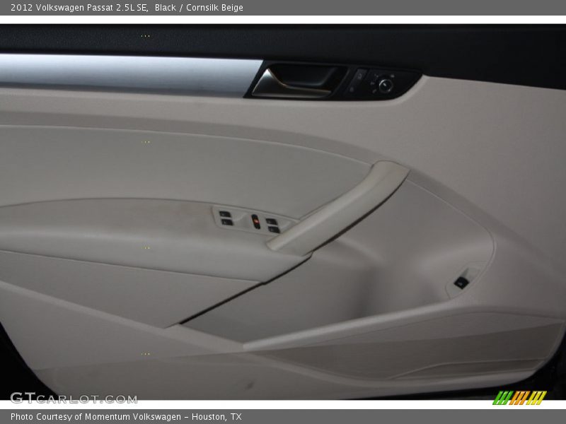 Black / Cornsilk Beige 2012 Volkswagen Passat 2.5L SE
