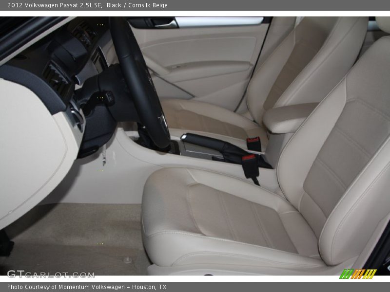 Black / Cornsilk Beige 2012 Volkswagen Passat 2.5L SE