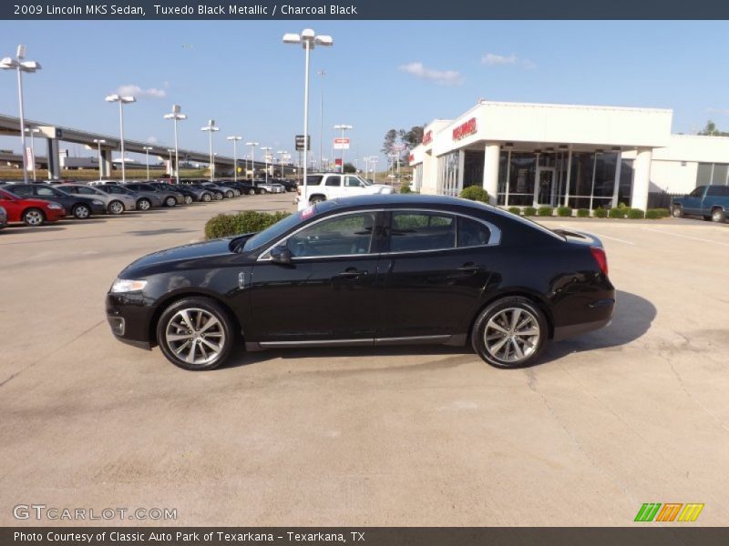 Tuxedo Black Metallic / Charcoal Black 2009 Lincoln MKS Sedan