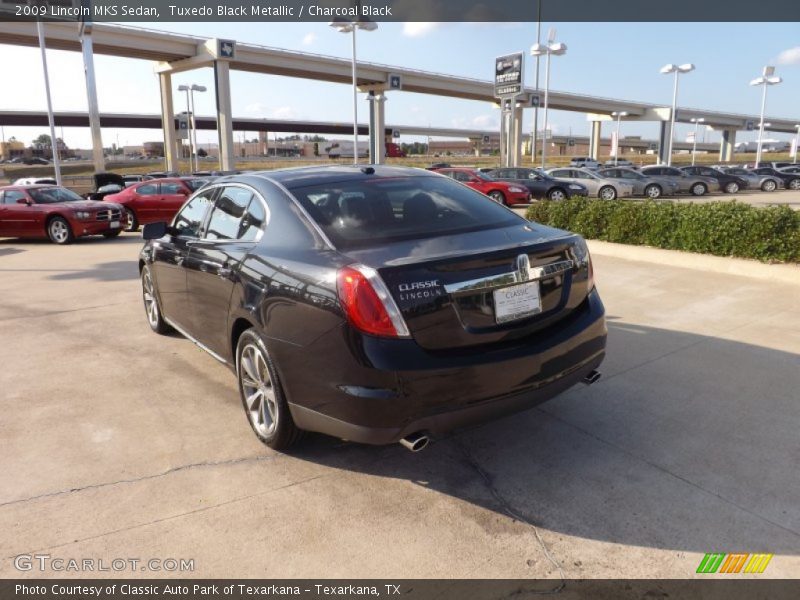 Tuxedo Black Metallic / Charcoal Black 2009 Lincoln MKS Sedan