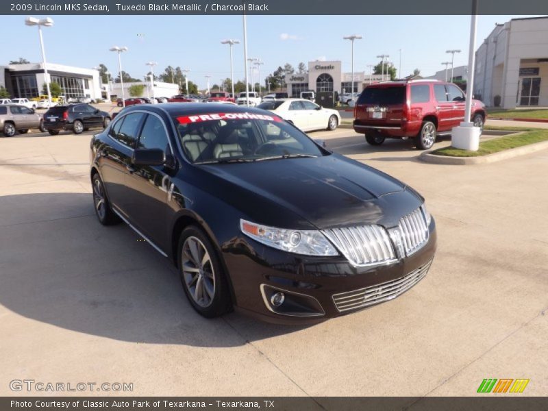 Tuxedo Black Metallic / Charcoal Black 2009 Lincoln MKS Sedan