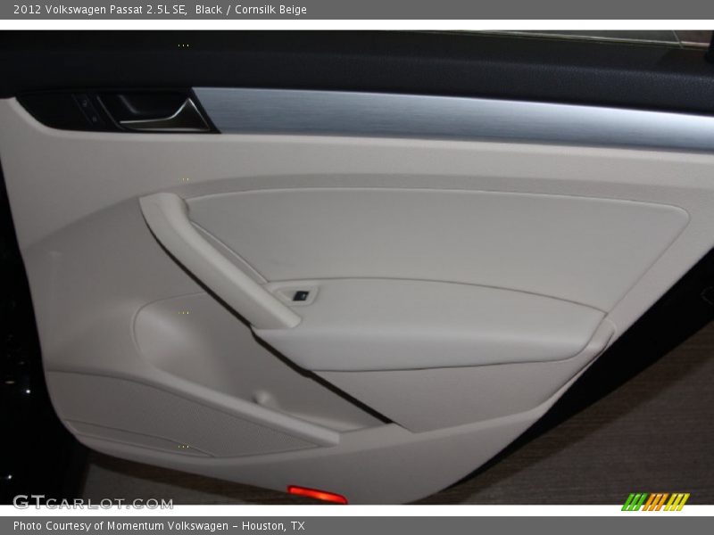 Black / Cornsilk Beige 2012 Volkswagen Passat 2.5L SE