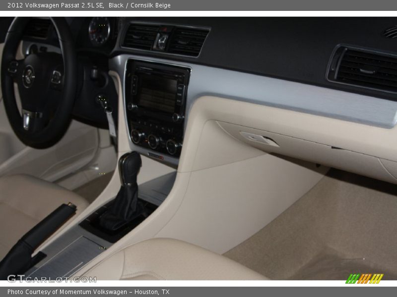 Black / Cornsilk Beige 2012 Volkswagen Passat 2.5L SE