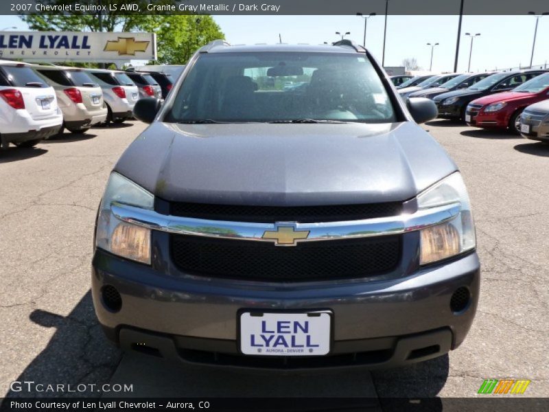 Granite Gray Metallic / Dark Gray 2007 Chevrolet Equinox LS AWD