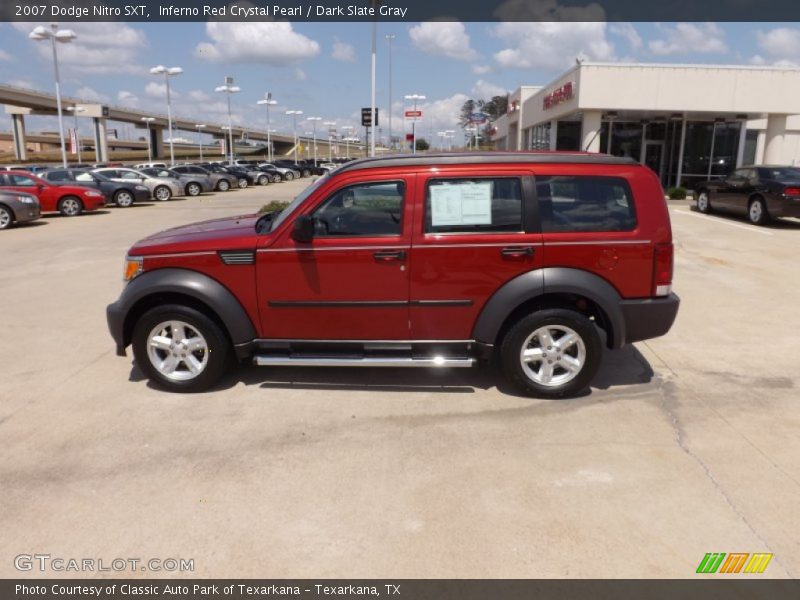 Inferno Red Crystal Pearl / Dark Slate Gray 2007 Dodge Nitro SXT