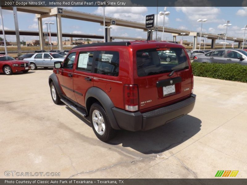 Inferno Red Crystal Pearl / Dark Slate Gray 2007 Dodge Nitro SXT