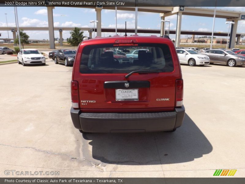 Inferno Red Crystal Pearl / Dark Slate Gray 2007 Dodge Nitro SXT