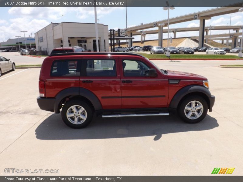 Inferno Red Crystal Pearl / Dark Slate Gray 2007 Dodge Nitro SXT