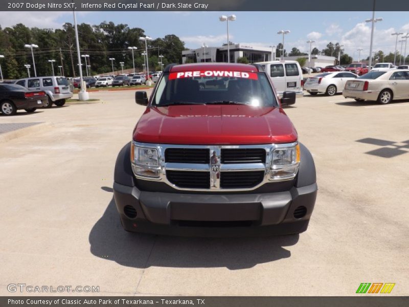 Inferno Red Crystal Pearl / Dark Slate Gray 2007 Dodge Nitro SXT