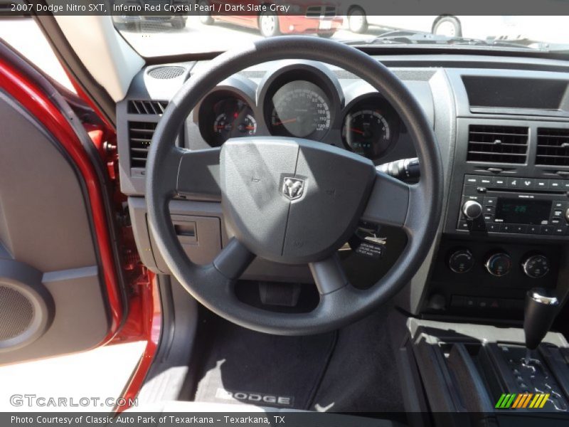 Inferno Red Crystal Pearl / Dark Slate Gray 2007 Dodge Nitro SXT