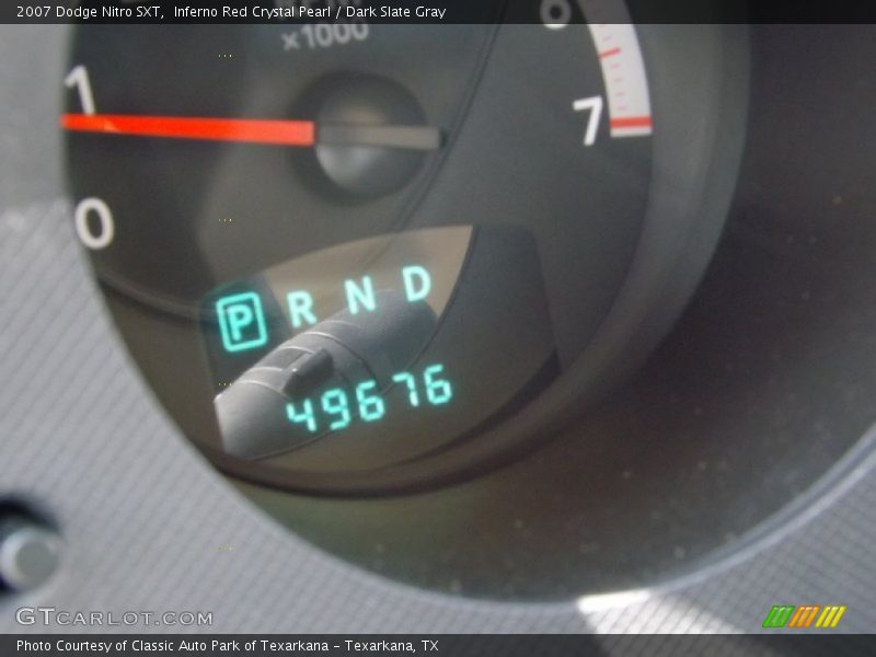 Inferno Red Crystal Pearl / Dark Slate Gray 2007 Dodge Nitro SXT
