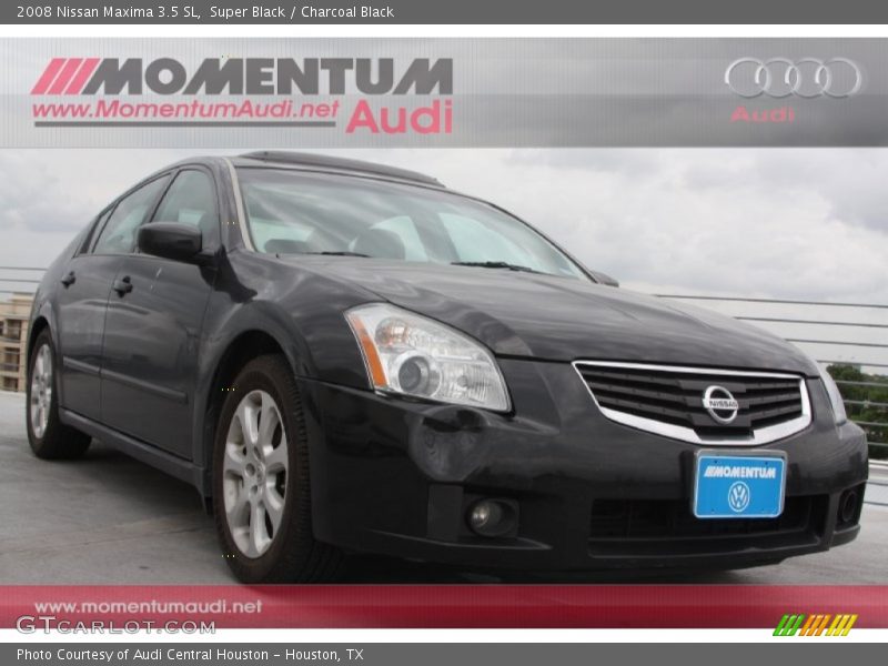Super Black / Charcoal Black 2008 Nissan Maxima 3.5 SL